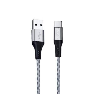 Geonav Cabo USB-C (tipo C) para USB, carregamento rápido, nylon trançado, 1,5MT
